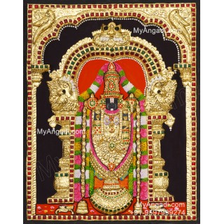 Balaji 3d Tanjore Painting