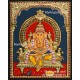 Ganesha 3D Tanjore Painting