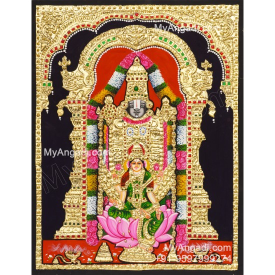 Balaji Lakshmi  Tanjore Painting