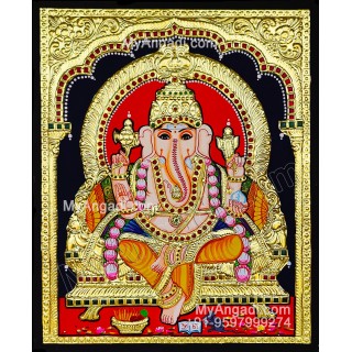 Ganesha Tanjore Painting