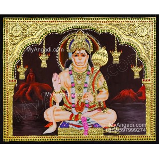 Hanuman Tanjore Painting