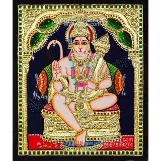 Hanuman Tanjore Painting