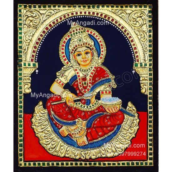 Annapoorani Tanjore Painting Annapoorani Tanjore Painting