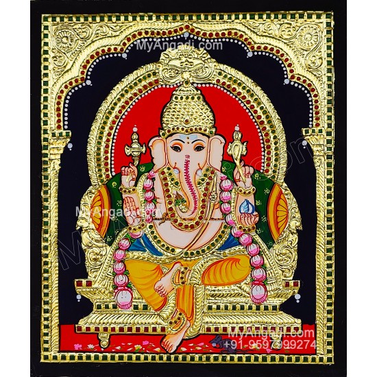 Ganesha Tanjore Painting