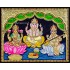 3 Panel Lakshmi  Ganesha Saraswathi  Tanjore Painting