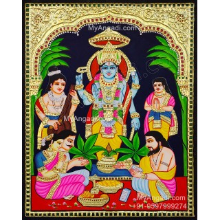  Sathya Narayanan Tanjore Painting