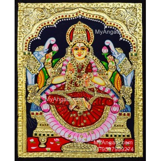 Gajalakshmi Tanjore Painting