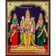 Murugan Valli Deivanai 3D Tanjore Painting Murugan Valli Deivanai 3D Tanjore Painting