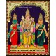 Murugan Valli Deivanai 3D Tanjore Painting