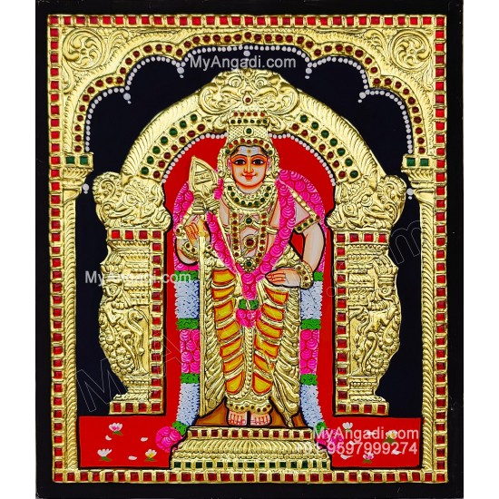 5 Set Ganesha Murugan Balaji Lakshmi Saraswathi Tanjore painting