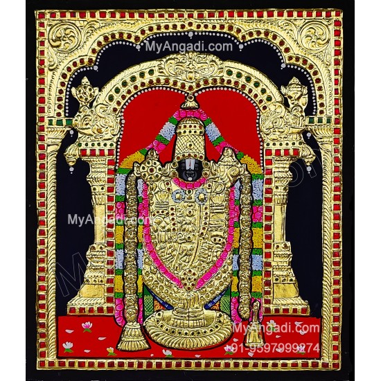 5 Set Ganesha Murugan Balaji Lakshmi Saraswathi Tanjore painting