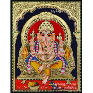 Ganesha Tanjore Painting