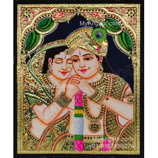 Radha Krishna Tanjore Paintings