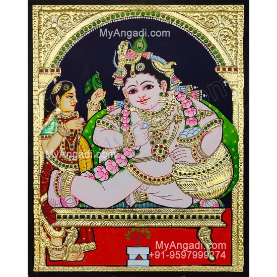 Krishna Tanjore Painting Krishna Tanjore Painting