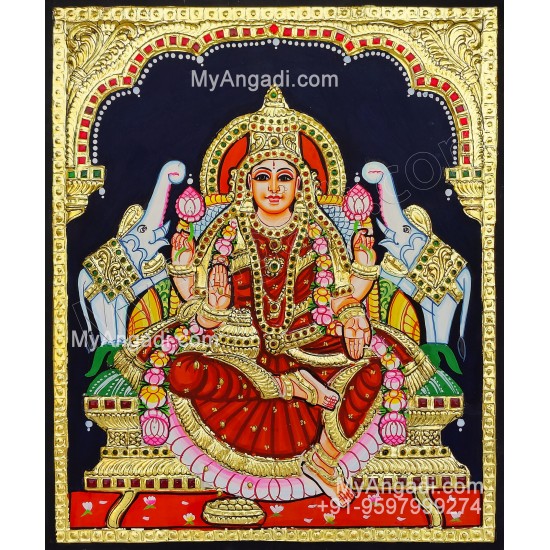 5 Set Ganesha Murugan Balaji Lakshmi Saraswathi Tanjore painting