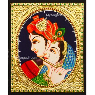 Radha Krishna Tanjore Painting