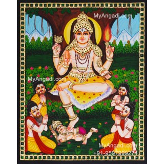 Dakshinamurthi Tanjore Painting