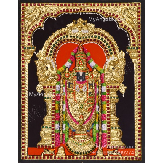 Balaji 3d Tanjore Painting