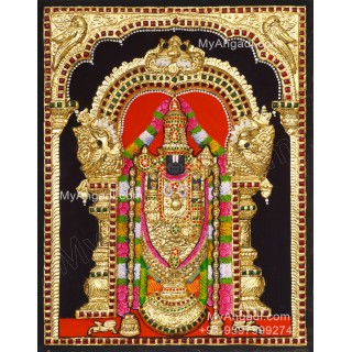 Balaji 3d Tanjore Painting