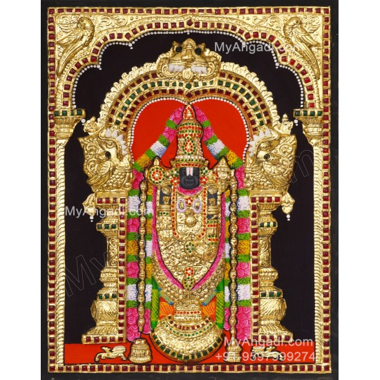 Balaji 3d Tanjore Painting