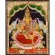 Gajalakshmi 3d Embossed Tanjore Painting