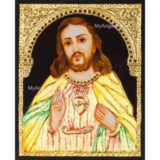 Jesus Tanjore Painting