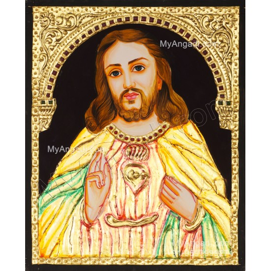 Jesus Tanjore Painting