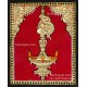 Vilakku Lamp Tanjore Painting