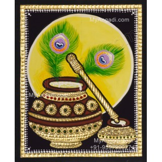 Butter Bot Tanjore Painting