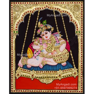 Krishna Tanjore Painting