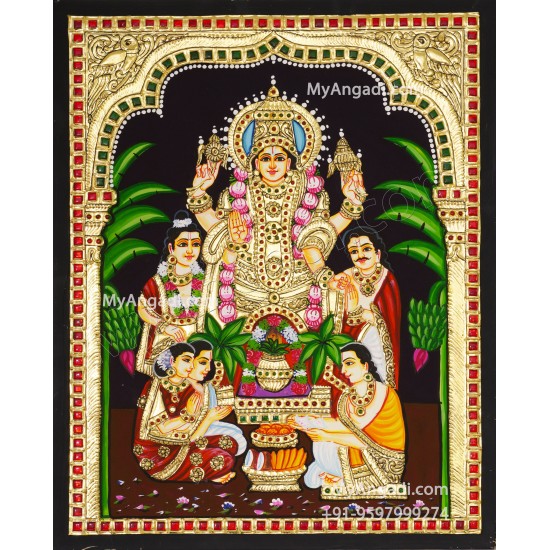 Sathyanarayana Tanjore Painting