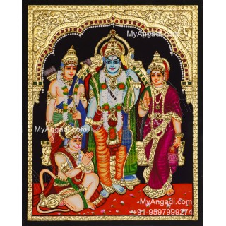 Ram Parivar Tanjore Painting