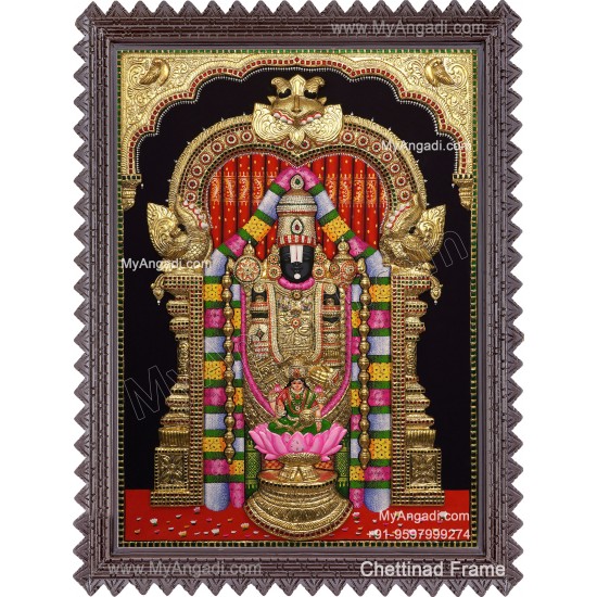 Balaji Lakshmi 3D Tanjore Painting