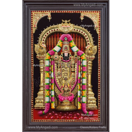 Balaji Lakshmi 3D Tanjore Painting