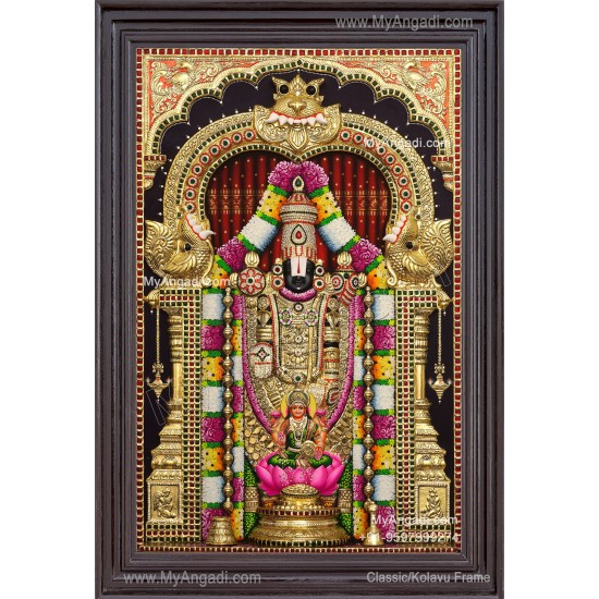 Balaji Lakshmi 3D Tanjore Painting
