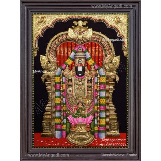 Balaji Lakshmi 3D Tanjore Painting