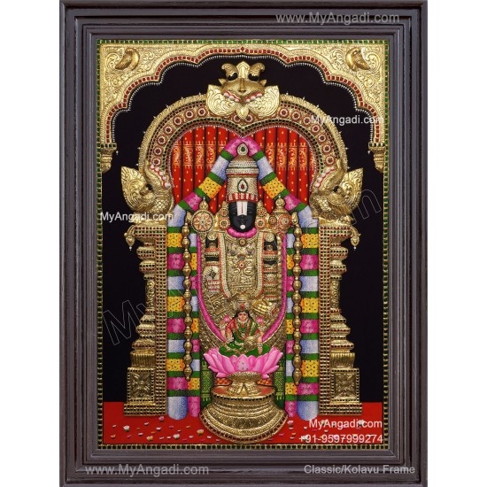 Balaji Lakshmi 3D Tanjore Painting