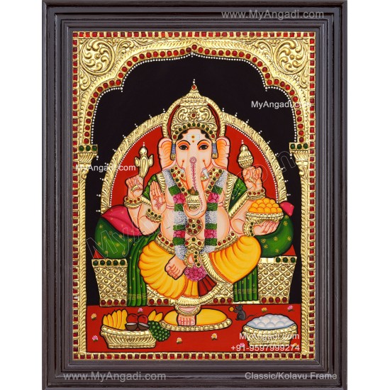 Ganapathi Tanjore Painting Tanjore Painting