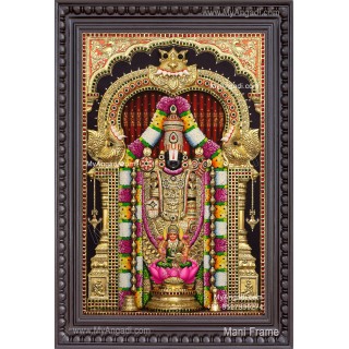Balaji Lakshmi 3D Tanjore Painting