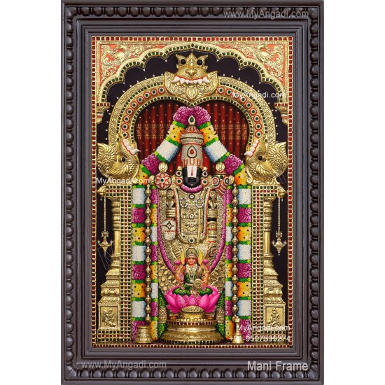 Balaji Lakshmi 3D Tanjore Painting