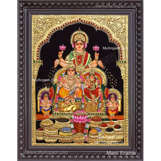 Kuber Lakshmi Tanjore Painting
