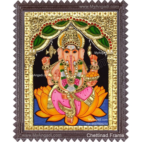  Vinayagar Tanjore Paintings