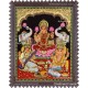 Ganesha Lakshmi Saraswathi Tanjore Painting