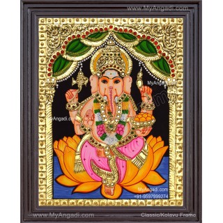  Vinayagar Tanjore Paintings
