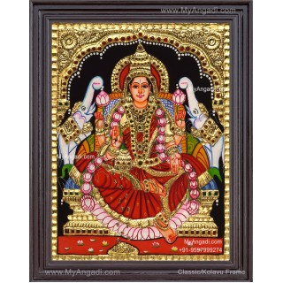 Gajalakshmi Tanjore Painting