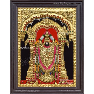 Venkateshwara  Swamy Tanjore Painting