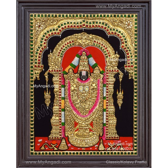 Venkatachalapathy  Tanjore Painting