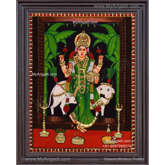 Grahalakshmi Tanjore Painting