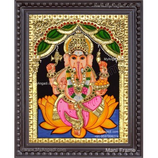  Vinayagar Tanjore Paintings