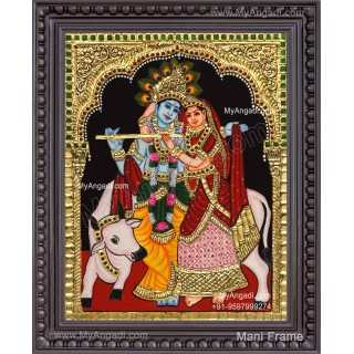Radha Krishna Tanjore Painting